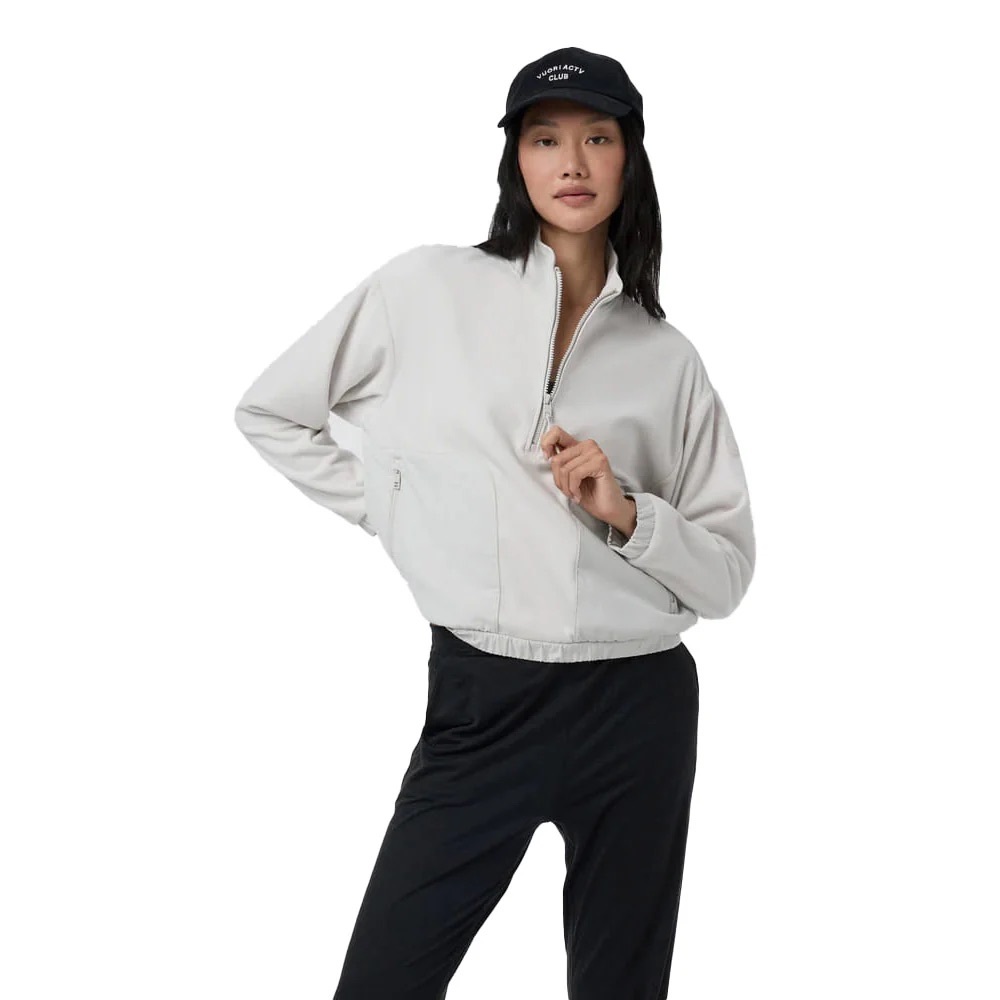 Vuori Aspen Half Zip - Salt - S